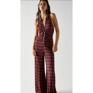 Free People Patterned Jumpsuit